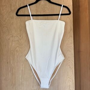 White *never been worn* Classic Nu Swim One-Piece